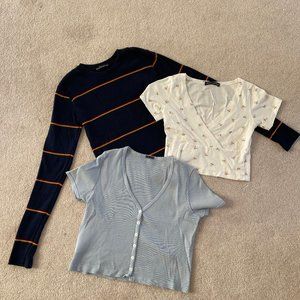 Brandy Melville Tops Bundle (Amara, Santana, Paige